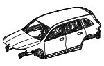 2436002000 - Body: Body Assembly for Mercedes-Benz Image