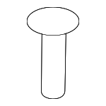 8531634001 - : Headliner Clip for Hyundai Image