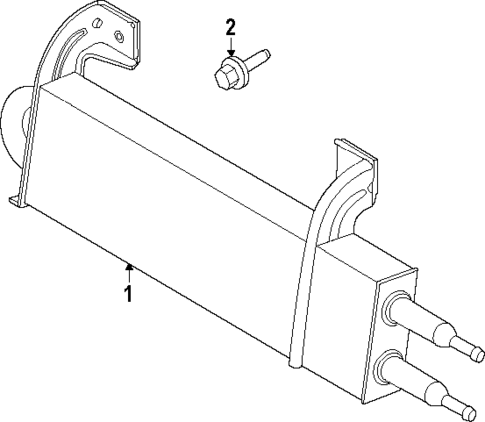 Power Steering Oil Cooler for 2024 Ford F-450 Super Duty #0