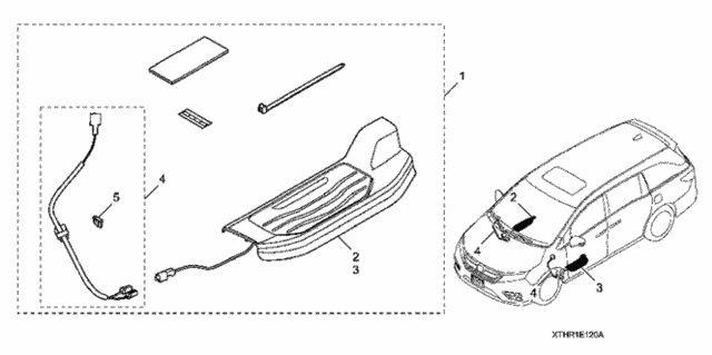 Door Side Sill Front (Illuminated) for 2020 Honda Odyssey #0