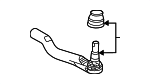 53540T20A02 - Steering: Outer Tie Rod for Honda Image