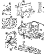 4860222 - Body Sheet Metal Except Doors: Plug for Mopar Image