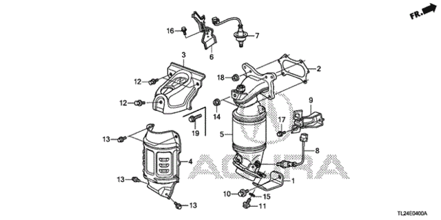 Converter for 2009 Acura TSX #0