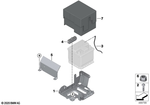 61218705787 - Vehicle Electrical System: Battery Tray for BMW Image