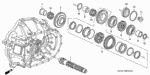 23432RAP305 - Transmission - Manual: GEAR SET, SECOND for Honda Image