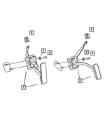 4891670AA - Fuel: Accelerator Pedal for Mopar Image