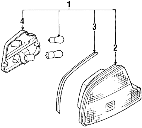 Tail Lamps for 1993 INFINITI Q45 #0