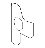 5214933020 - Body: Rail End Stopper for Lexus: ES250, ES300h, ES350 Image