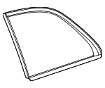 2436704600 - : Quarter Glass for Mercedes-Benz Image