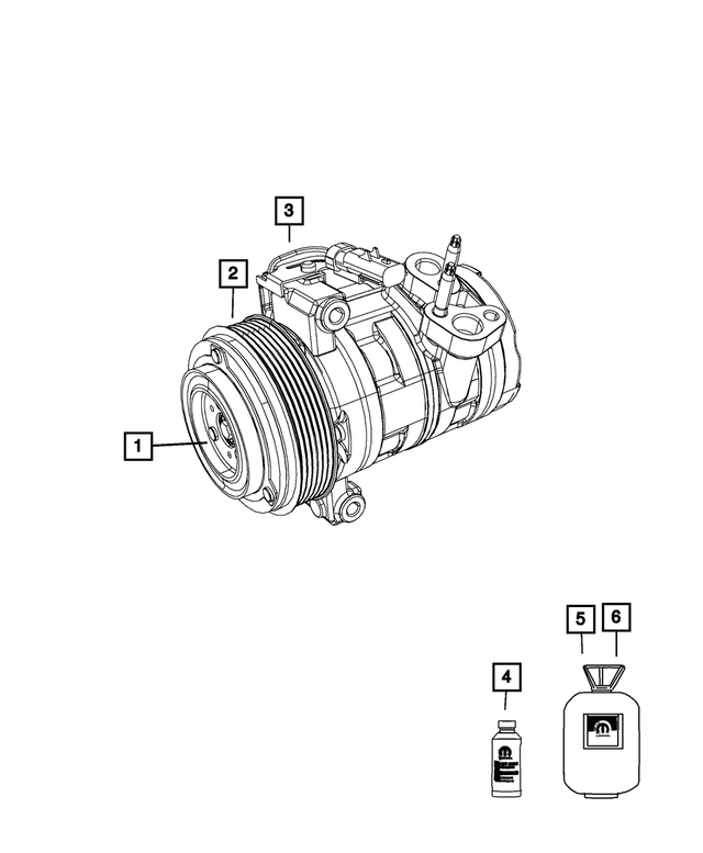5114554AF - Air Conditioners and Heaters: Compressor Lubricant for Mopar Image