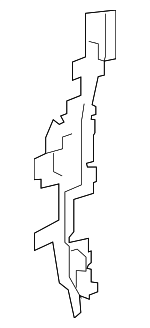 3CM121283D - Cooling System: Side Baffle for Volkswagen: Atlas, Atlas Cross Sport Image