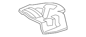 74654TA1A00 - : Heat Shield for Acura Image