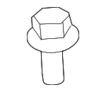 8659028000 - Body: Sight Shield Retainer for Kia: Amanti, Borrego, Cadenza, EV6, Forte, Forte Koup, Forte5, K5, K900, Niro, Optima, Rio, Rio5, Rondo, Sedona, Sorento, Soul, Soul EV, Spectra, Spectra5, Sportage, Telluride Image