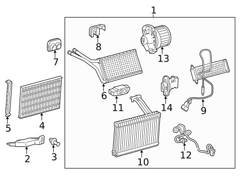 Blower Motor & Fan for 2012 Scion iQ #0