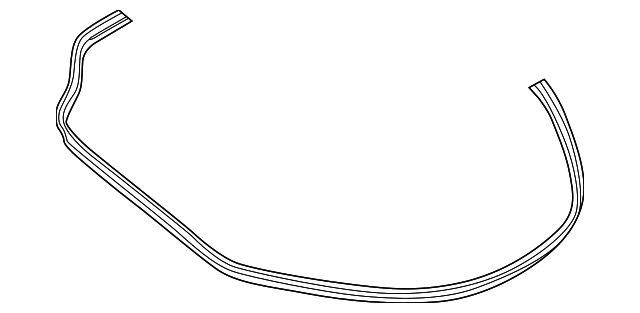 Weatherstrip - BMW (51768737772)