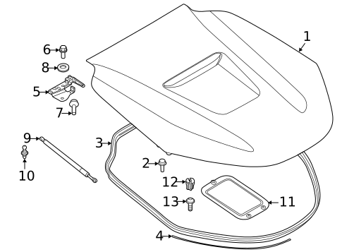 Trunk for 2020 BMW i8 #0