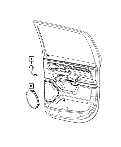 Radio, Antenna, Speakers, DVD, and Video systems for 2025 Ram 1500 #9