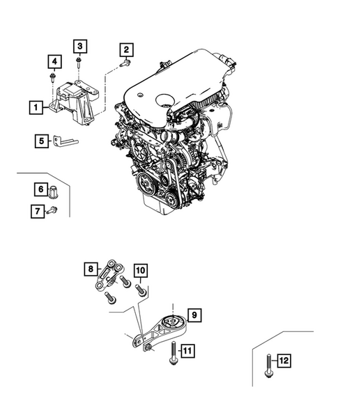 Engine Mounting for 2024 Alfa Romeo Tonale #0
