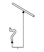 11727545323 - Exhaust: Vacuum Hose for BMW Image