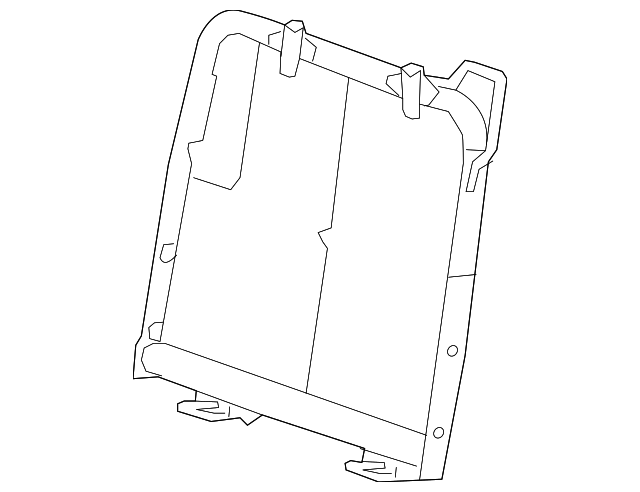 25876757 25879627 - Passenger Side Rear Seat Back Frame 2007-2013 GM | GMPartsNow