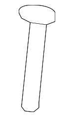 15914856 - Body: Headrest Guide for Chevrolet: Silverado 1500, Silverado 2500 HD, Silverado 3500 HD | GMC: Sierra 1500, Sierra 2500 HD, Sierra 3500 HD | Hummer: H2 Image