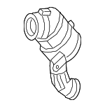 2741400280 - Exhaust: Catalytic Converter for Mercedes-Benz: GLC 300, GLC 350e Image image