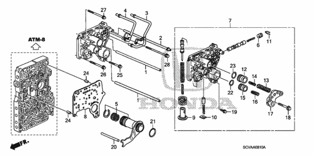 AT Regulator Body for 2007 Honda Element #0