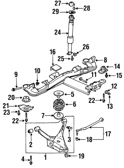 Rear Suspension for 2002 Oldsmobile Aurora #0