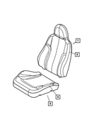 UZ331L5AA - Interior Trim: Front Seat Back, Left for Jeep: Liberty Image