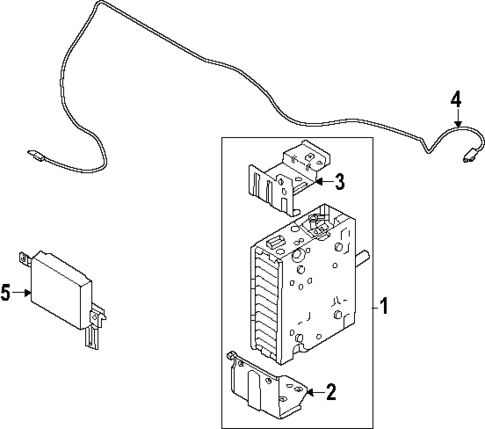 Navigation System Components for 2025 Hyundai Kona #0