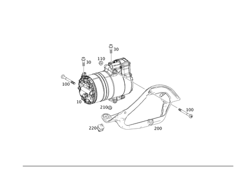 A/C Compressor for 2015 Mercedes-Benz B Electric Drive #0