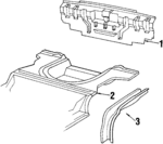 20448863 - Body: Rear Body Panel for Chevrolet: Cavalier Image