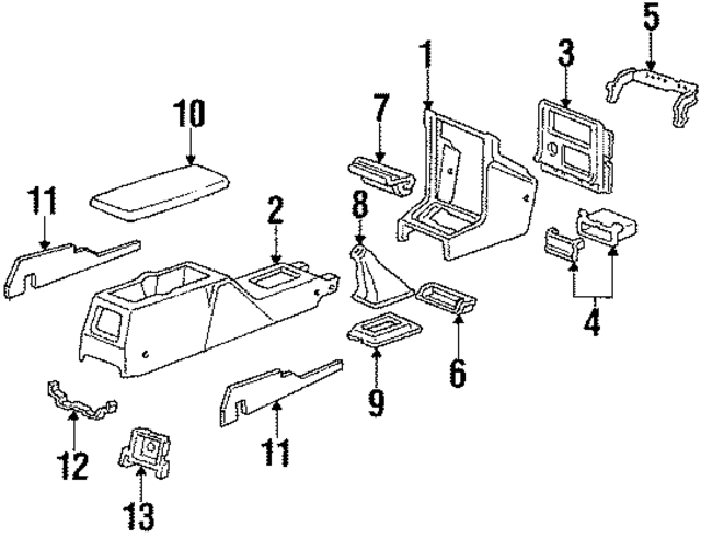 77233SD4A00 - : Radio Bracket for Acura Image