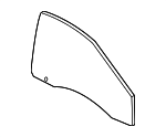 68082406AC - : Door Glass for Dodge: Dart Image