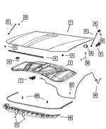 68040243AD - Body Sheet Metal Except Doors: Cowl Mucket for Mopar Image