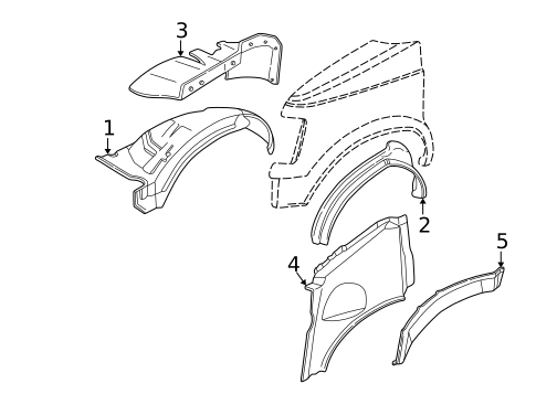 Structural Components & Rails for 1999 Chevrolet Astro #0