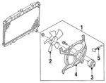 9212070F01 - : Fan Assembly for Nissan Image