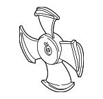 38611P8FA01 - : Fan Blade for Honda: Odyssey, Pilot Image