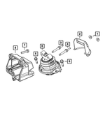5090026AA - 5.7L Gas; Engine: Engine Mount Heat Shield for Mopar Image