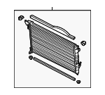 17117570821 - : Radiator Assembly for Mini: Cooper Image