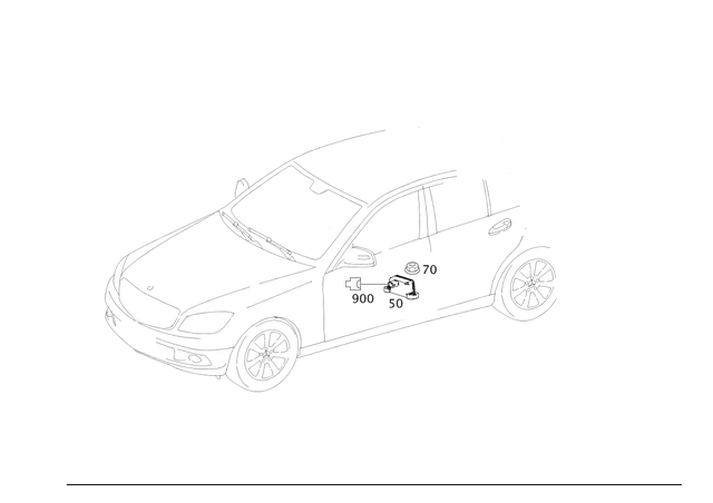 55421918 - Electrical Equipment and Instruments: Sensor Cluster for Mercedes-Benz Image image