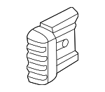 3C9827499A9B9 - : Lift-Gate Stop Bumper for Volkswagen: Beetle, Jetta, Tiguan, Tiguan Limited Image