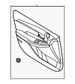 82306L0000NNB - : Door Trim Panel for Hyundai Image