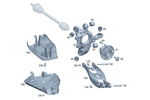 2063505510 - Rear Axle: Wheel Carrier for Mercedes-Benz Image