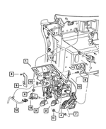 J4003909 - Brakes: Hex Flange With Serration Nut for Mopar Image