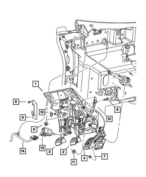 Brake Pedals for 2010 Dodge Viper #0