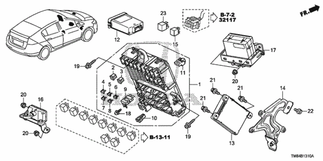 Control Unit (Cabin) (1) for 2010 Honda Insight #0