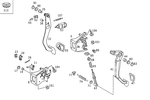 1242901318 - : Brake Pedal for Mercedes-Benz Image
