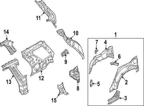 Inner Structure for 2025 INFINITI QX60 #0