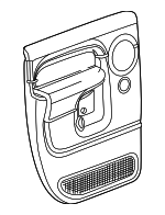 5GS51XDVAE - Body: Door Trim Panel for Dodge: Ram 1500, Ram 2500, Ram 3500 Image